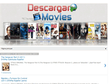 Tablet Screenshot of descargarmovies.blogspot.com