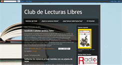 Desktop Screenshot of clubdelecturaslibres.blogspot.com