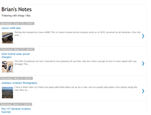 Tablet Screenshot of brians-notes.blogspot.com