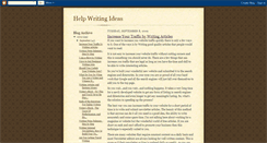 Desktop Screenshot of helpwritingideas.blogspot.com