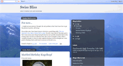 Desktop Screenshot of missswissbliss.blogspot.com