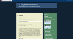 Desktop Screenshot of dotnetworkcombr.blogspot.com