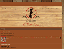 Tablet Screenshot of lericettedivalentina.blogspot.com