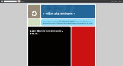 Desktop Screenshot of eminemzworld.blogspot.com