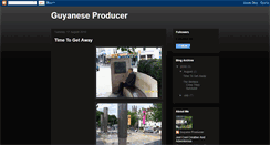 Desktop Screenshot of guyanese-producer.blogspot.com