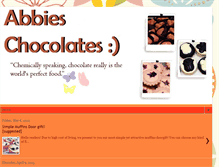 Tablet Screenshot of abbieschocolate.blogspot.com