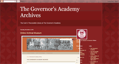 Desktop Screenshot of governorsacademyarchives.blogspot.com