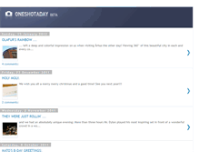 Tablet Screenshot of one-shot-a-day.blogspot.com