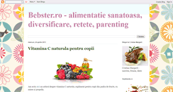 Desktop Screenshot of bebster-despre-copii.blogspot.com