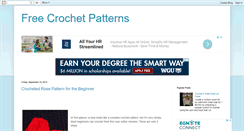 Desktop Screenshot of crochetweekly.blogspot.com