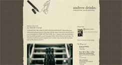 Desktop Screenshot of andrewdrinks.blogspot.com