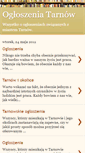 Mobile Screenshot of ogloszenia-tarnow.blogspot.com