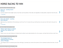 Tablet Screenshot of horseracingtowinners.blogspot.com