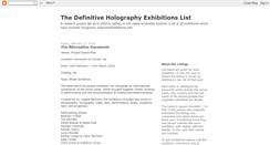 Desktop Screenshot of holoexhibitions.blogspot.com
