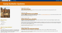 Desktop Screenshot of campsunago.blogspot.com