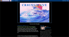 Desktop Screenshot of cr8ingwaves.blogspot.com