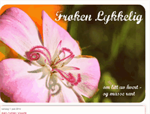 Tablet Screenshot of frkenlykkelig.blogspot.com