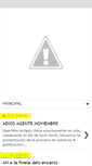 Mobile Screenshot of agentenoviembre.blogspot.com