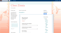 Desktop Screenshot of clasezinnia.blogspot.com