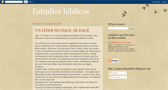 Desktop Screenshot of estudiosbiblicos-pastorcibernetico.blogspot.com