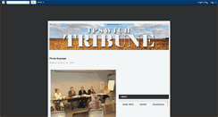 Desktop Screenshot of ipswichtribune.blogspot.com