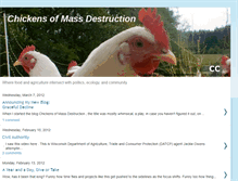 Tablet Screenshot of chickensofmassdestruction.blogspot.com