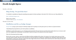 Desktop Screenshot of deathknightspree.blogspot.com