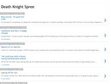 Tablet Screenshot of deathknightspree.blogspot.com