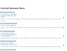 Tablet Screenshot of internet-business-news.blogspot.com