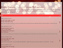 Tablet Screenshot of living-on-less.blogspot.com