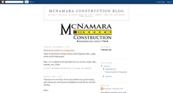 Desktop Screenshot of mcnamaraconst.blogspot.com