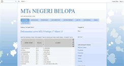 Desktop Screenshot of mtsnegeribelopa.blogspot.com