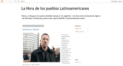 Desktop Screenshot of lahoradelospueblos2008.blogspot.com