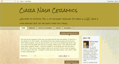 Desktop Screenshot of ciaranashceramics.blogspot.com