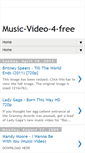Mobile Screenshot of music-video-4-free.blogspot.com