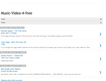 Tablet Screenshot of music-video-4-free.blogspot.com