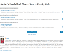 Tablet Screenshot of deafchurchcornerstone.blogspot.com