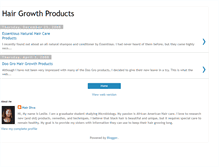 Tablet Screenshot of hair-growth-products-reviews.blogspot.com