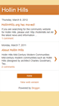 Mobile Screenshot of hollinhillscommunity.blogspot.com