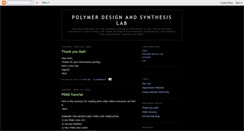 Desktop Screenshot of pnupolymerlab.blogspot.com