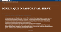 Desktop Screenshot of igrejaquepastorivalserve.blogspot.com