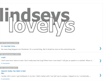 Tablet Screenshot of lindseyslovelys.blogspot.com