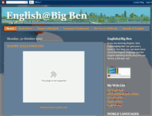 Tablet Screenshot of englishatbigben.blogspot.com