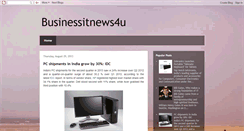 Desktop Screenshot of businessitnews4u.blogspot.com