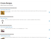 Tablet Screenshot of cinziadesigns.blogspot.com