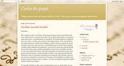 Desktop Screenshot of cartadepapa.blogspot.com