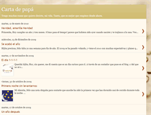 Tablet Screenshot of cartadepapa.blogspot.com