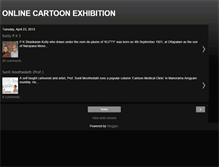 Tablet Screenshot of cartoonexhibition.blogspot.com