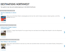 Tablet Screenshot of destinations-northwest.blogspot.com