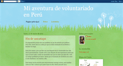 Desktop Screenshot of miaventuradevoluntariadoenperu.blogspot.com